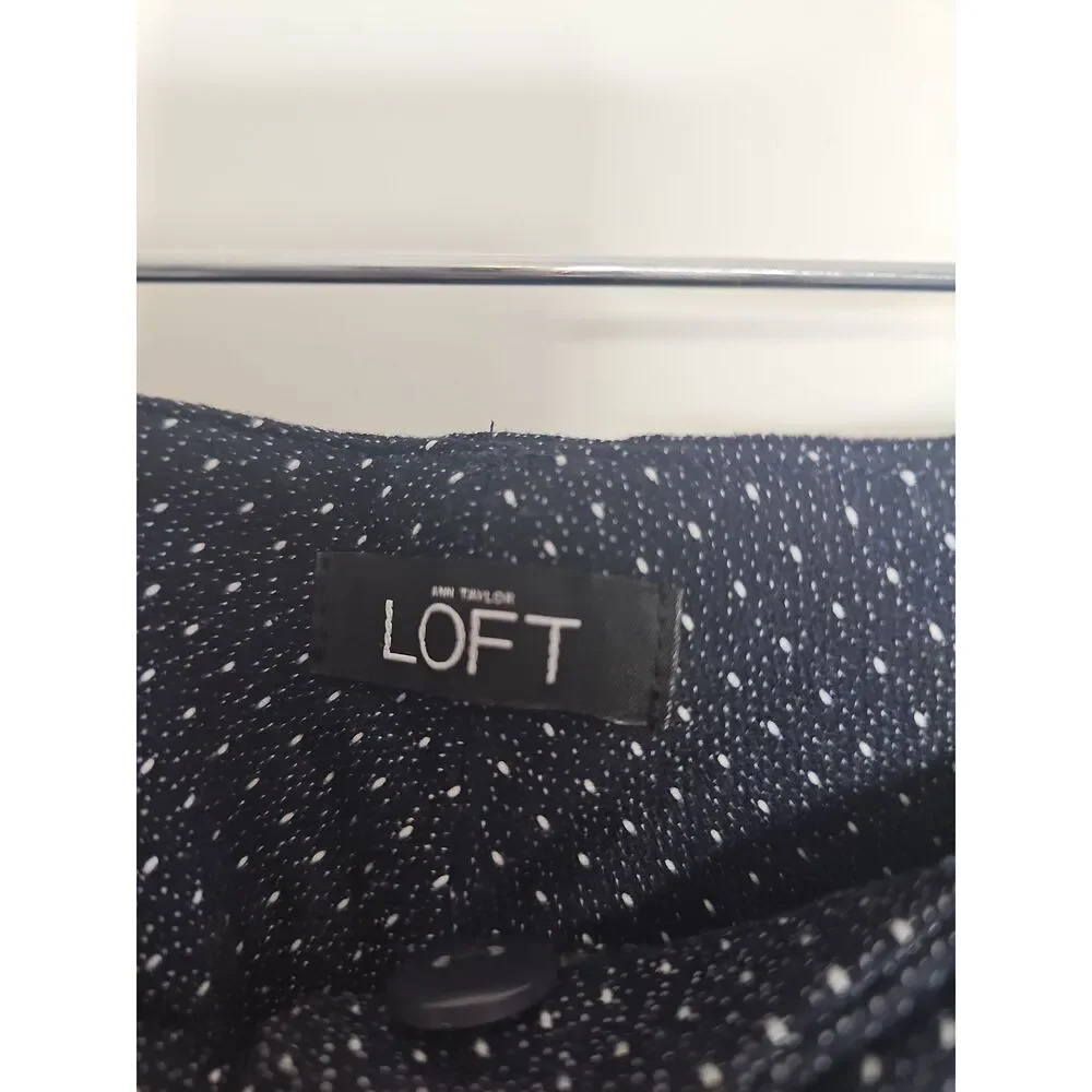 Ann Taylor LOFT Blue Marissa Skinny Trousers Size 8 - Picture 6 of 11